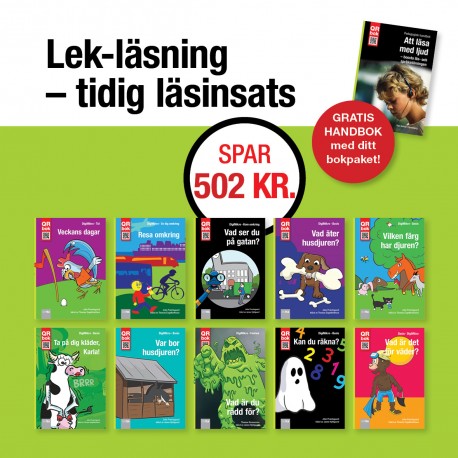 Lek-läsning  – tidig läsinsats